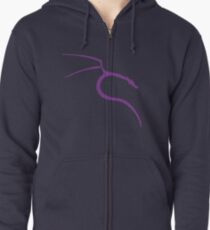 Kali Linux Logo - Purple Zipped Hoodie