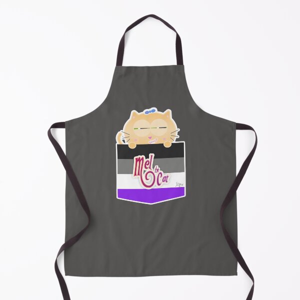 Item preview, Mel the Cat Coming Out Pocket Asexual Flag designed and sold by elisagavi.