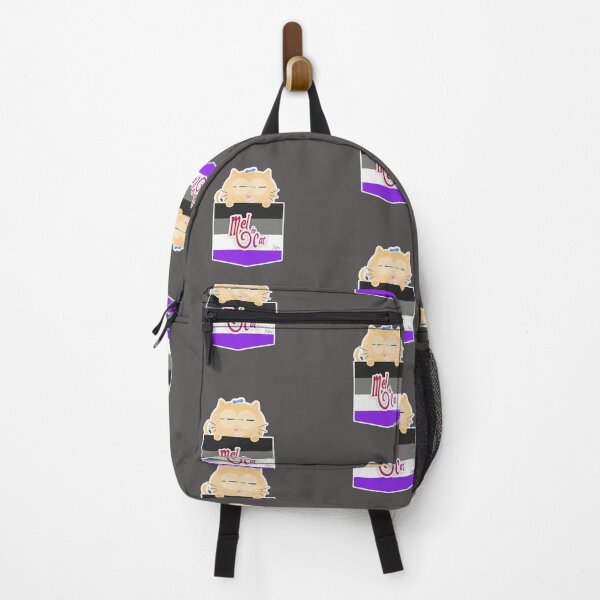 Item preview, Mel the Cat Coming Out Pocket Asexual Flag designed and sold by elisagavi.