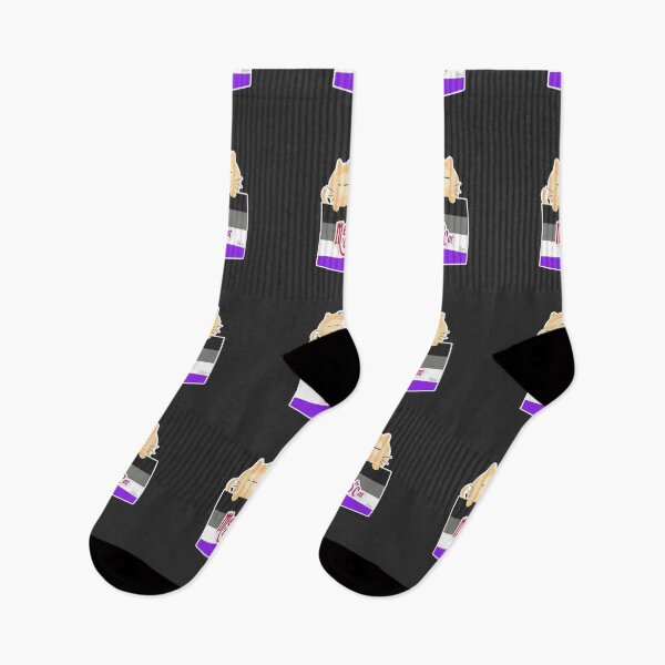 Item preview, Mel the Cat Coming Out Pocket Asexual Flag designed and sold by elisagavi.