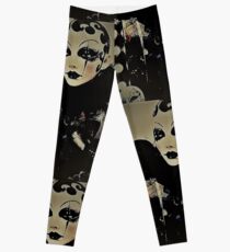 Cabaret Jazz Pierrot Jacqueline Mcculloch House of Harlequin Leggings