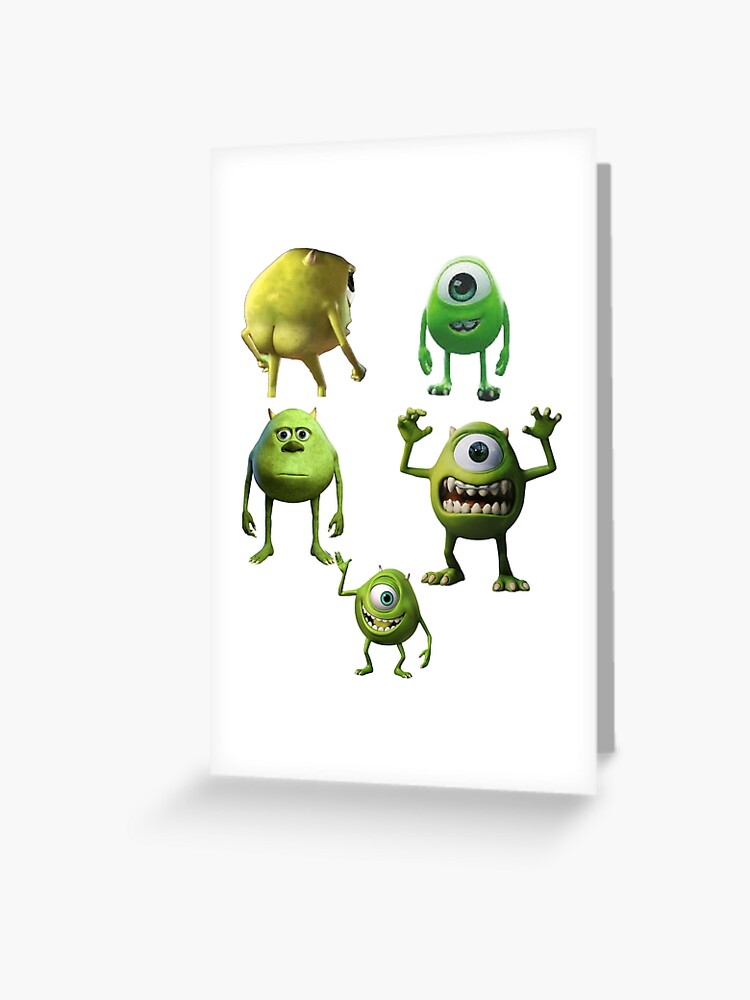 Monsters Inc Meme Greeting Cards for Sale