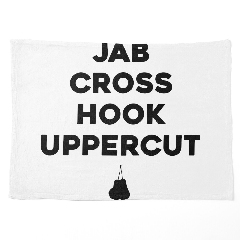 Jab Cross Hook Uppercut Poster for Sale by blue-liv