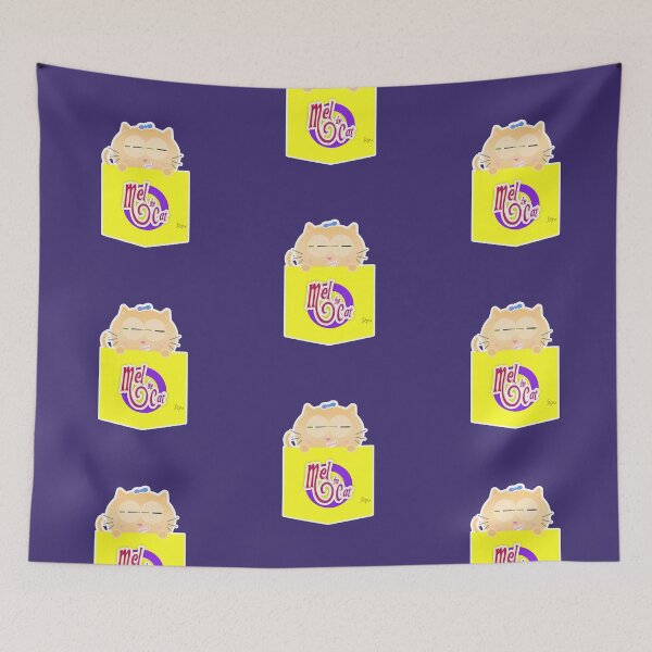 Item preview, Mel the Cat Coming Out Pocket Intersex Flag designed and sold by elisagavi.