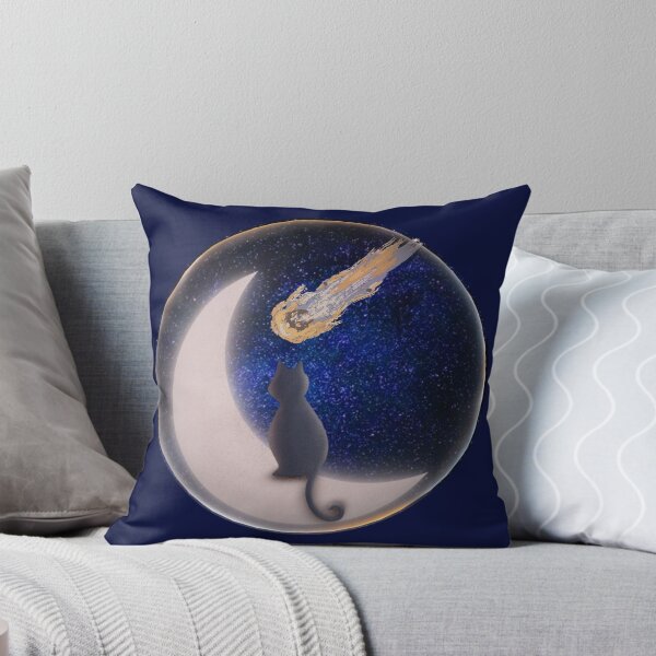 Item preview, Cat on the moon in bubbles. designed and sold by kati049.