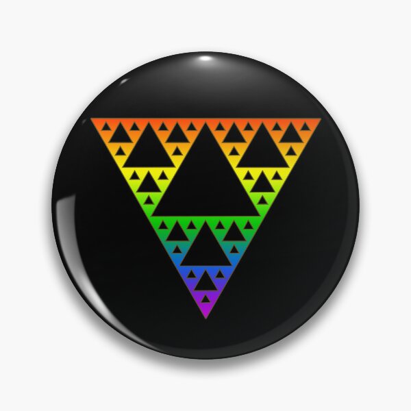 Item preview, Rainbow, Sierpinski, Triangle, Math, Pride Flag, LGBT, LGBTQ, LGBTQIA, LGBTQIA+, Community designed and sold by boom-art.