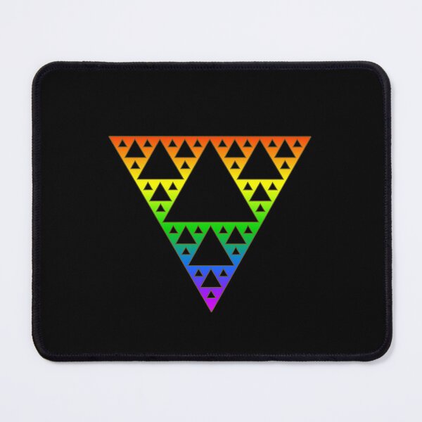 Item preview, Rainbow, Sierpinski, Triangle, Math, Pride Flag, LGBT, LGBTQ, LGBTQIA, LGBTQIA+, Community designed and sold by boom-art.