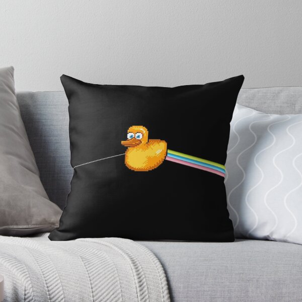 Habbo Duck Throw Pillow