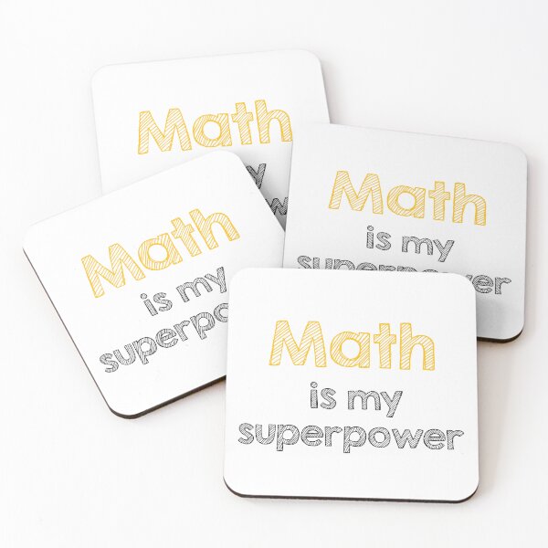 Item preview, Math is my superpower  designed and sold by Alltooclose.