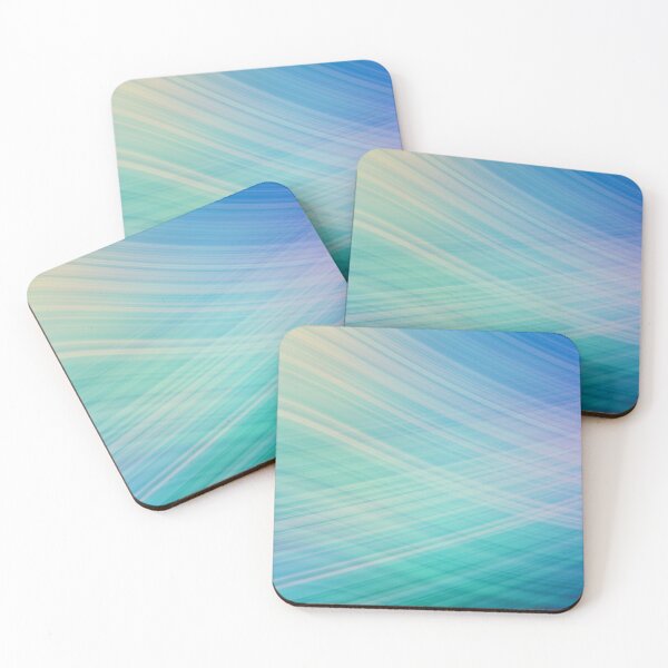 Item preview, Abstract Waves Blue Green designed and sold by livianasgifts.
