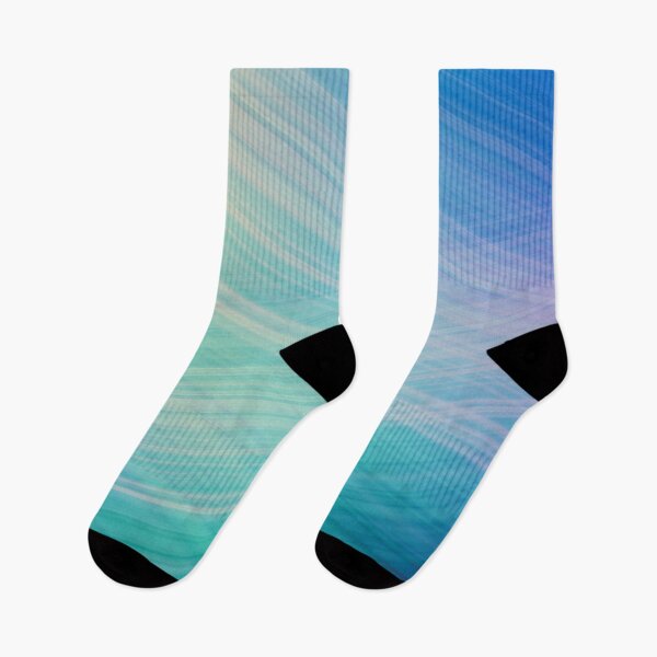 Item preview, Abstract Waves Blue Green designed and sold by livianasgifts.