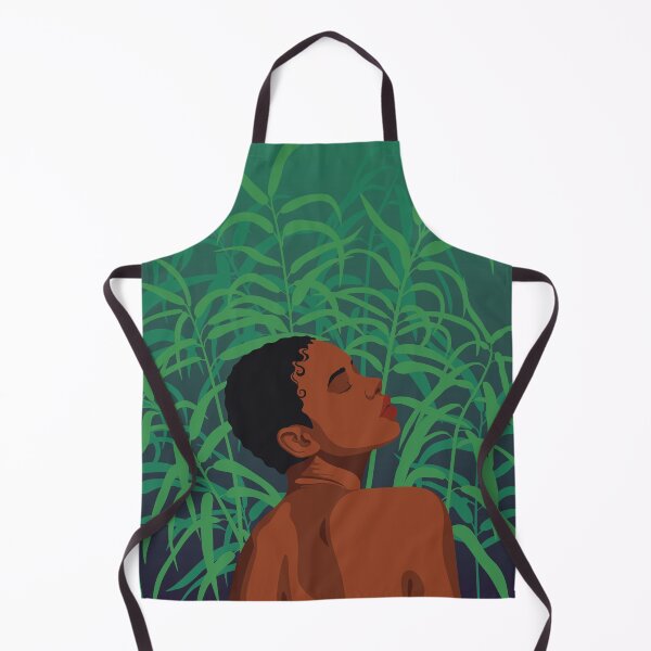 Item preview, Woman Enjoying Blue Moonlight With Plants designed and sold by zykydesigns.