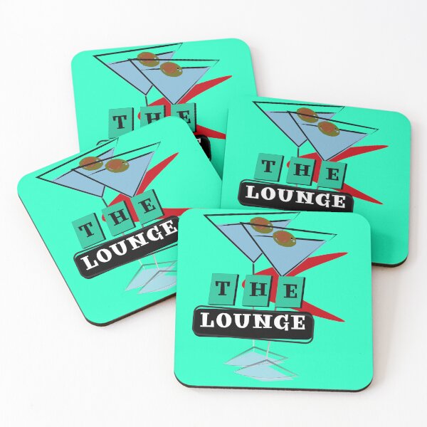 Item preview, The Lounge Mid Century Cocktail Bar designed and sold by LisWilliams.