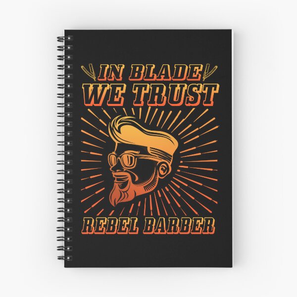Item preview, IN BLADE WE TRUST REBEL BARBER ORANGE designed and sold by lukas69graphic.