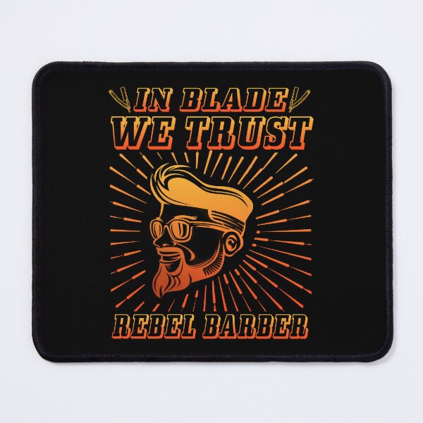 Item preview, IN BLADE WE TRUST REBEL BARBER ORANGE designed and sold by lukas69graphic.