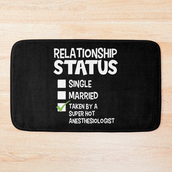 Item preview, Funny His and Her Gift Anesthesiologist Relationship Status designed and sold by haselshirt.
