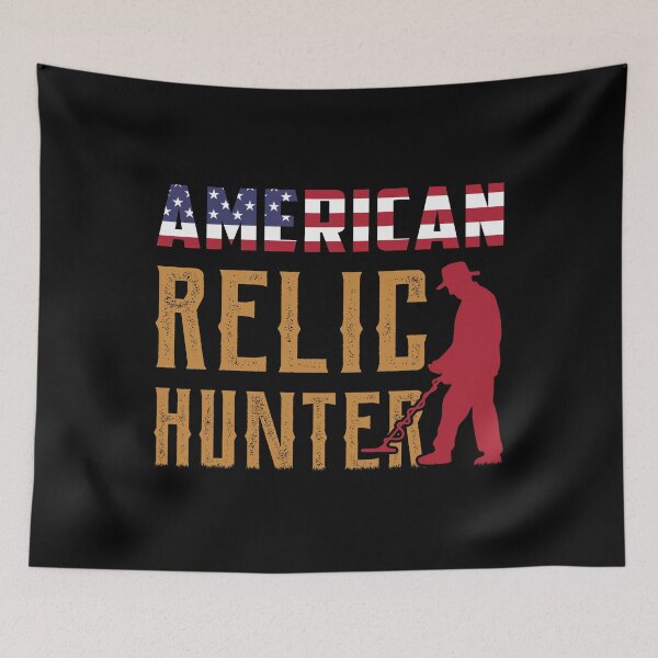 Item preview, American Relic Hunter American Flag Metal Hunter Detectorist designed and sold by haselshirt.