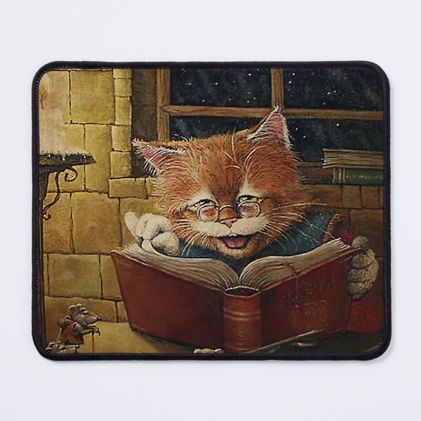 Item preview, Reading Cat designed and sold by mothis-shop.
