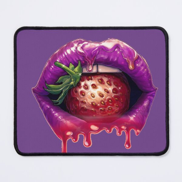 Item preview, Biting strawberry  designed and sold by ElhaChBa.