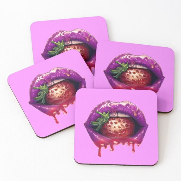 Item preview, Biting strawberry  designed and sold by ElhaChBa.