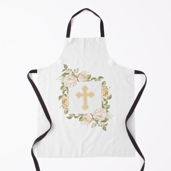 Item preview, Golden Feminine Floral Christian Orthodox Cross  designed and sold by theorthodoxpath.