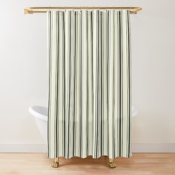 Black And Beige Shower Curtains Redbubble