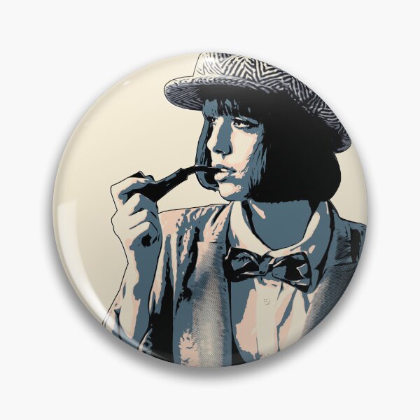 Item preview, Girl Smoking Corncob Pipe Vintage Pastel Themed designed and sold by boholoc0.