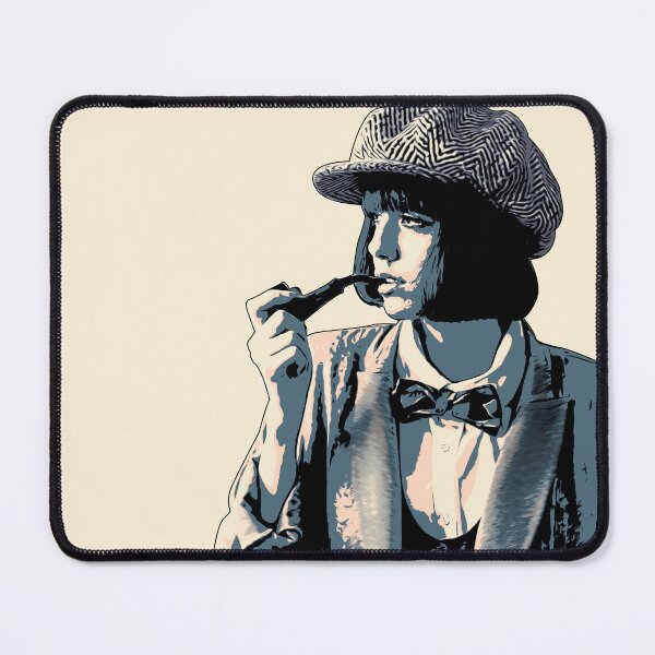 Item preview, Girl Smoking Corncob Pipe Vintage Pastel Themed designed and sold by boholoc0.