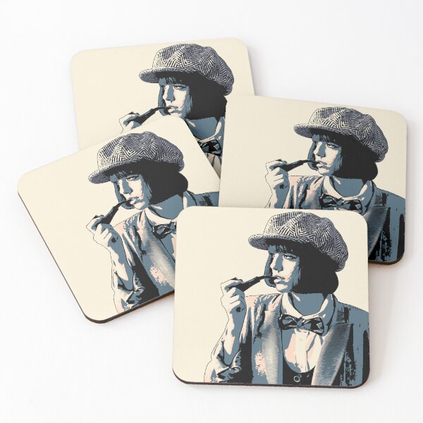 Item preview, Girl Smoking Corncob Pipe Vintage Pastel Themed designed and sold by boholoc0.