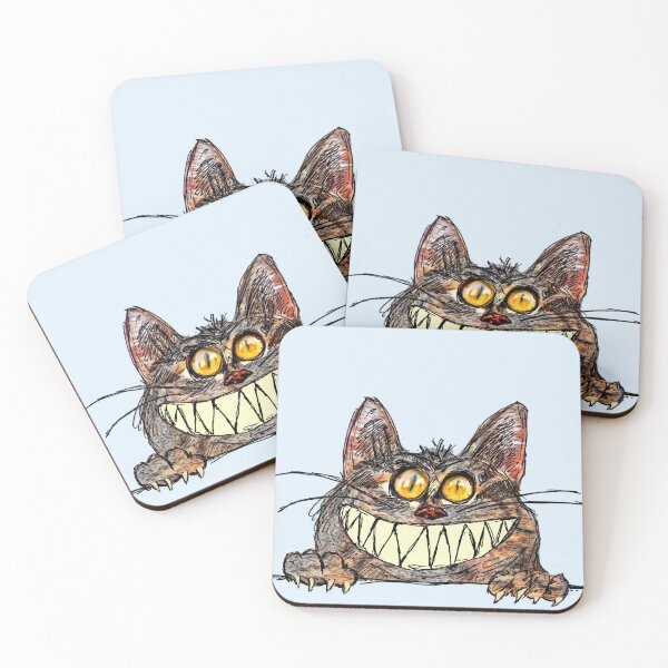 Item preview, Funny grinning cat designed and sold by Zanimations.
