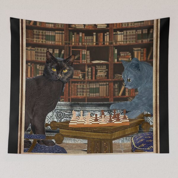 Item preview, Playing Chess With Cat designed and sold by mothis-shop.