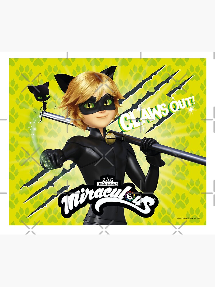 Miraculous Ladybug - Character Focus Cat Noir Claws Out iPad Case