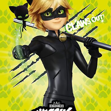 Miraculous Ladybug - Character Focus Cat Noir Claws Out | iPad Case & Skin