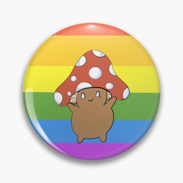 Item preview, Rainbow Chubby Mushroom designed and sold by LemonBeeDesigns.