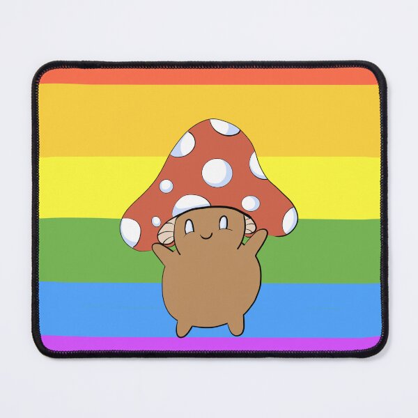 Item preview, Rainbow Chubby Mushroom designed and sold by LemonBeeDesigns.
