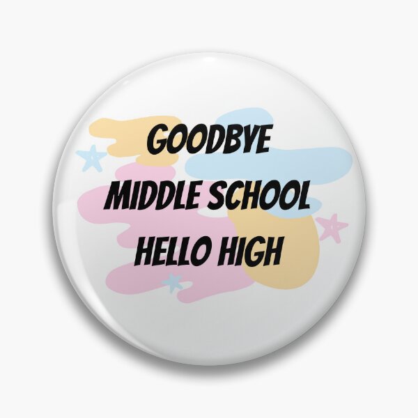 Item preview, Goodbye Middle School Hello High School-Funny Graduation-Middle School Graduation Gift-8th Grade Graduation designed and sold by kingstorre.