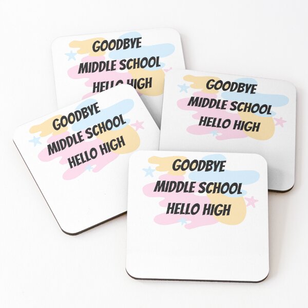 Item preview, Goodbye Middle School Hello High School-Funny Graduation-Middle School Graduation Gift-8th Grade Graduation designed and sold by kingstorre.