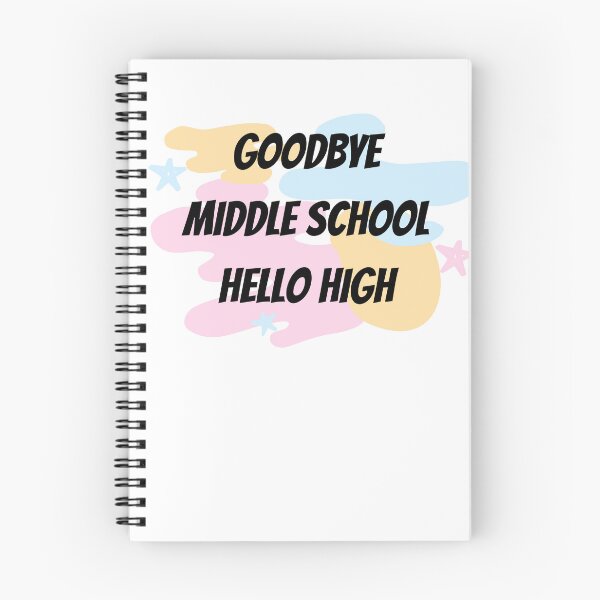 Item preview, Goodbye Middle School Hello High School-Funny Graduation-Middle School Graduation Gift-8th Grade Graduation designed and sold by kingstorre.