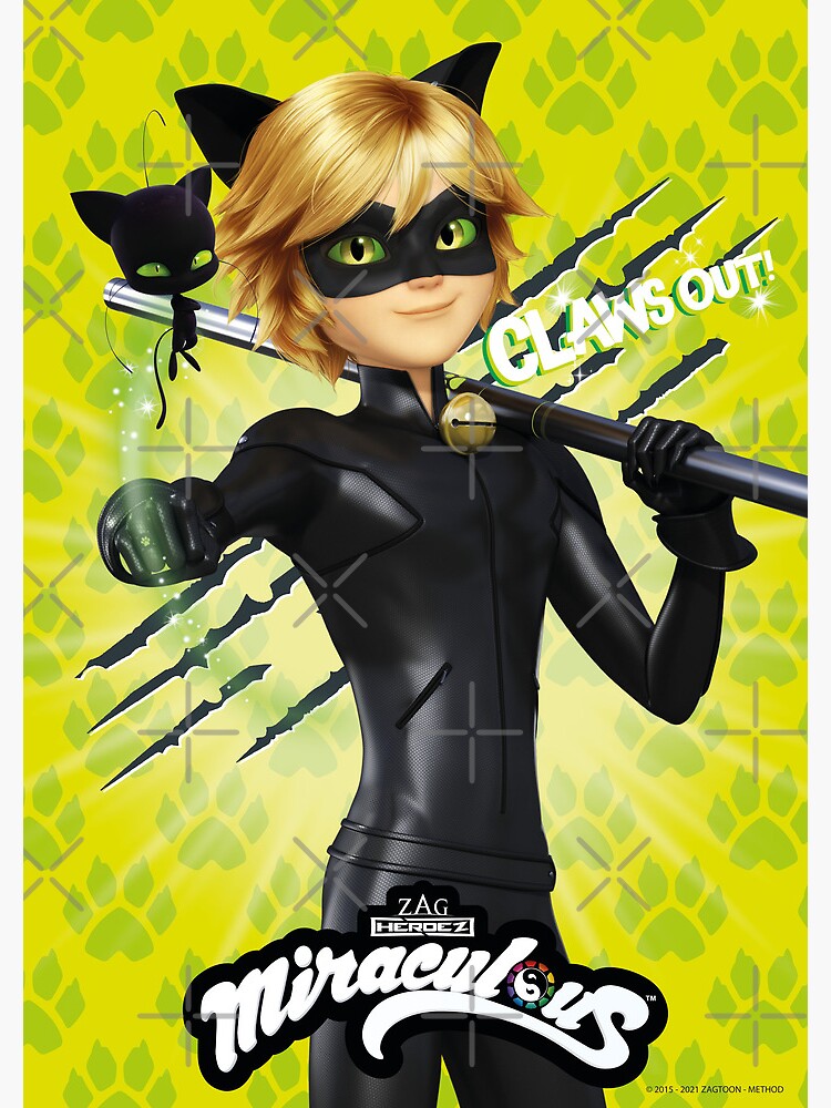 Miraculous Ladybug - Character Focus Cat Noir Claws Out Spiral