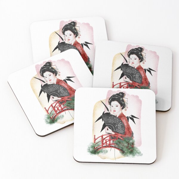 Item preview, Geisha Girl Japanese Artwork designed and sold by Blok45.
