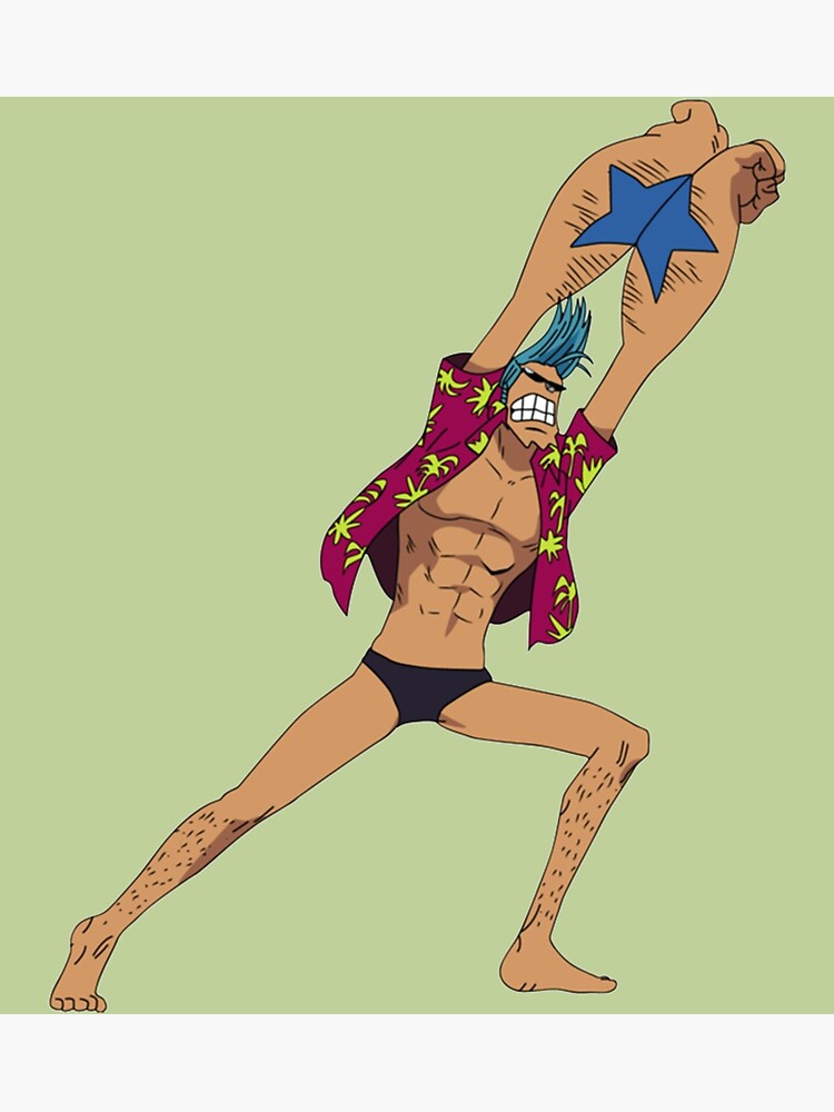 Franky One Piece Poster For Sale By Princwelch Redbubble