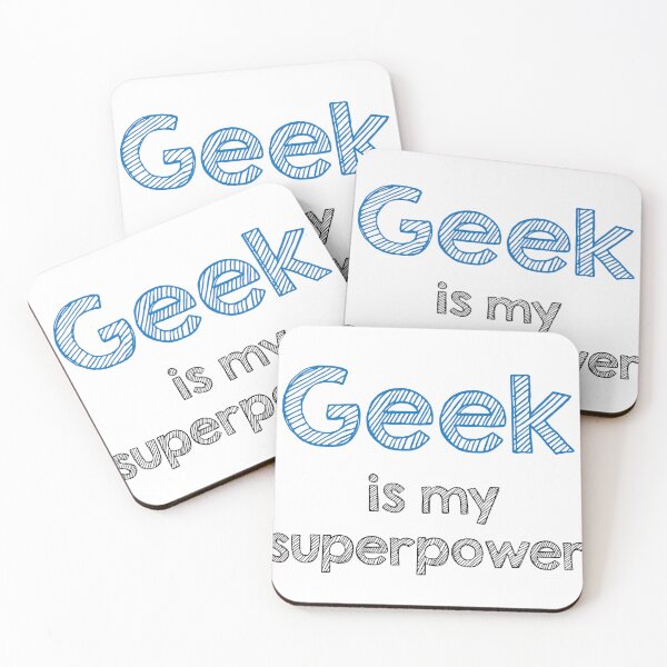 Item preview, Geek is my superpower designed and sold by Alltooclose.