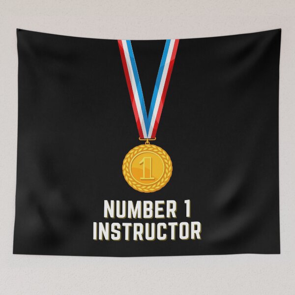 Item preview, Number 1 Instructor Gold Medal designed and sold by Imemewell.