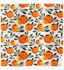 Sunny orange Poster