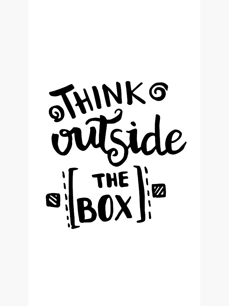 think-outside-the-box-motivational-quote-graphic-poster-for-sale-by