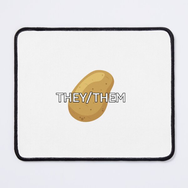 Item preview, Potato pronouns they/them- no flag designed and sold by CottonCandyCole.