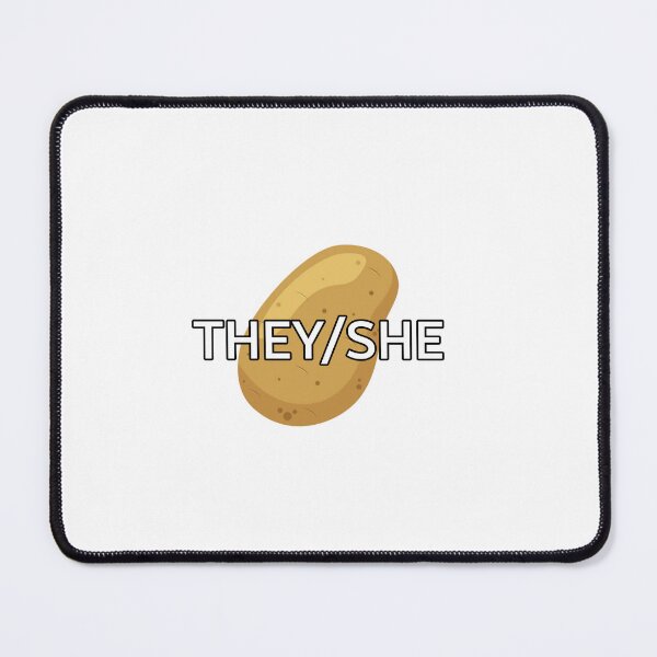 Item preview, Potato pronouns they/she- no flag designed and sold by CottonCandyCole.