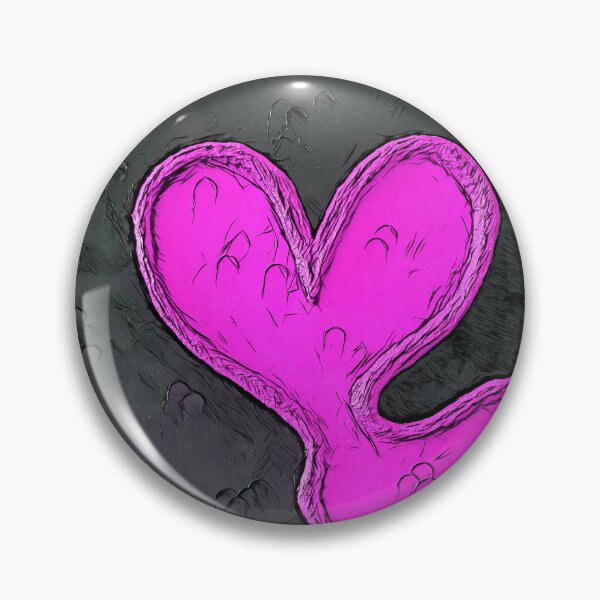 Item preview, Нeart on black, edited oil painting, #2 designed and sold by MariDaniArt.