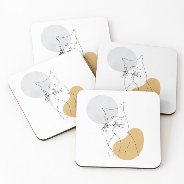 Item preview, line art Cat illustration  designed and sold by Elena Loda.