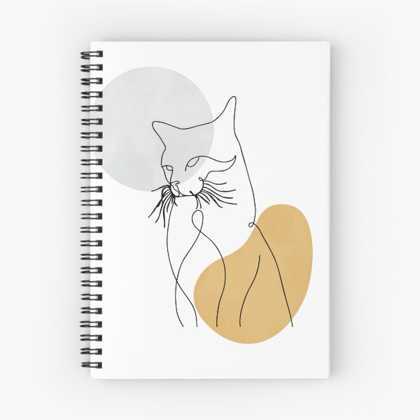 Item preview, line art Cat illustration  designed and sold by Elena Loda.